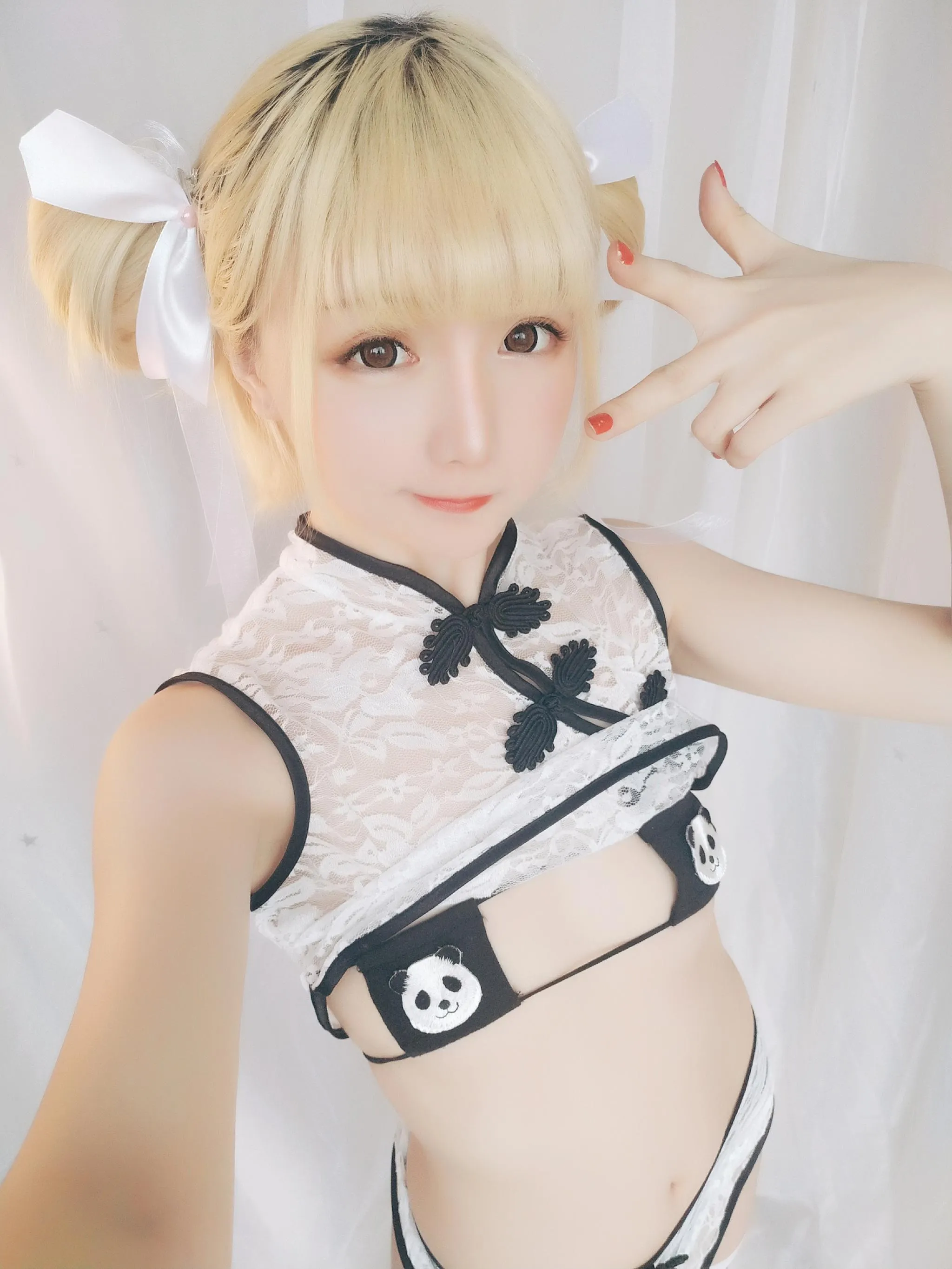 星之迟迟 – VOL.16 熊猫旗袍包-熊猫旗袍（60P） [60P]插图6